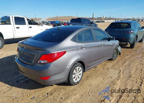 2015 Hyundai Accent Gls из США, поврежденный, VIN KMHCT4AE5FU803616